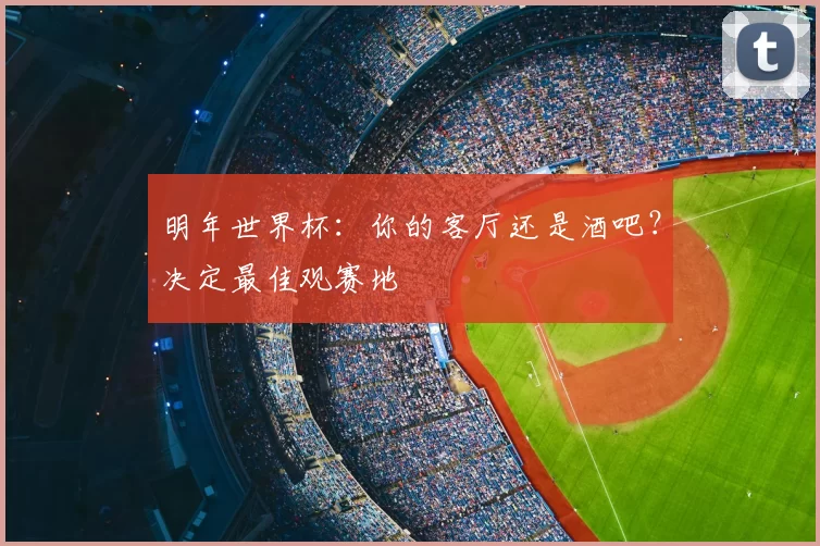 明年世界杯:你的客厅还是酒吧?决定最佳观赛地