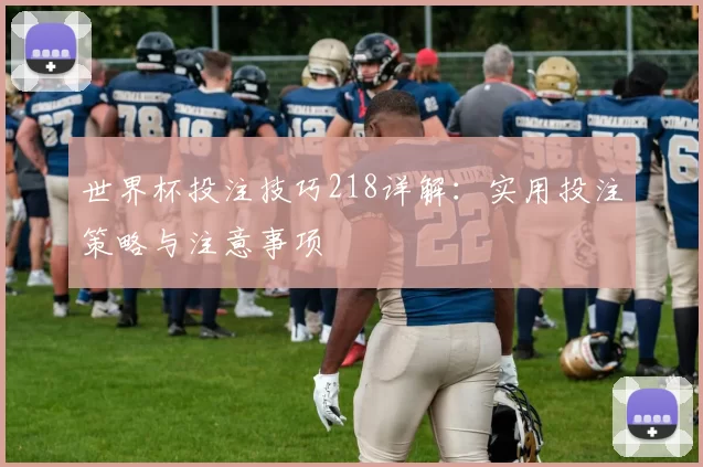 世界杯投注技巧218详解:实用投注策略与注意事项