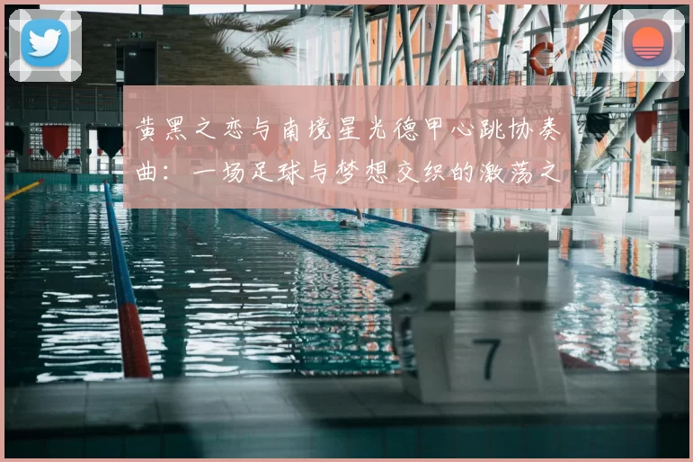 黄黑之恋与南境星光德甲心跳协奏曲：一场足球与梦想交织的激荡之旅